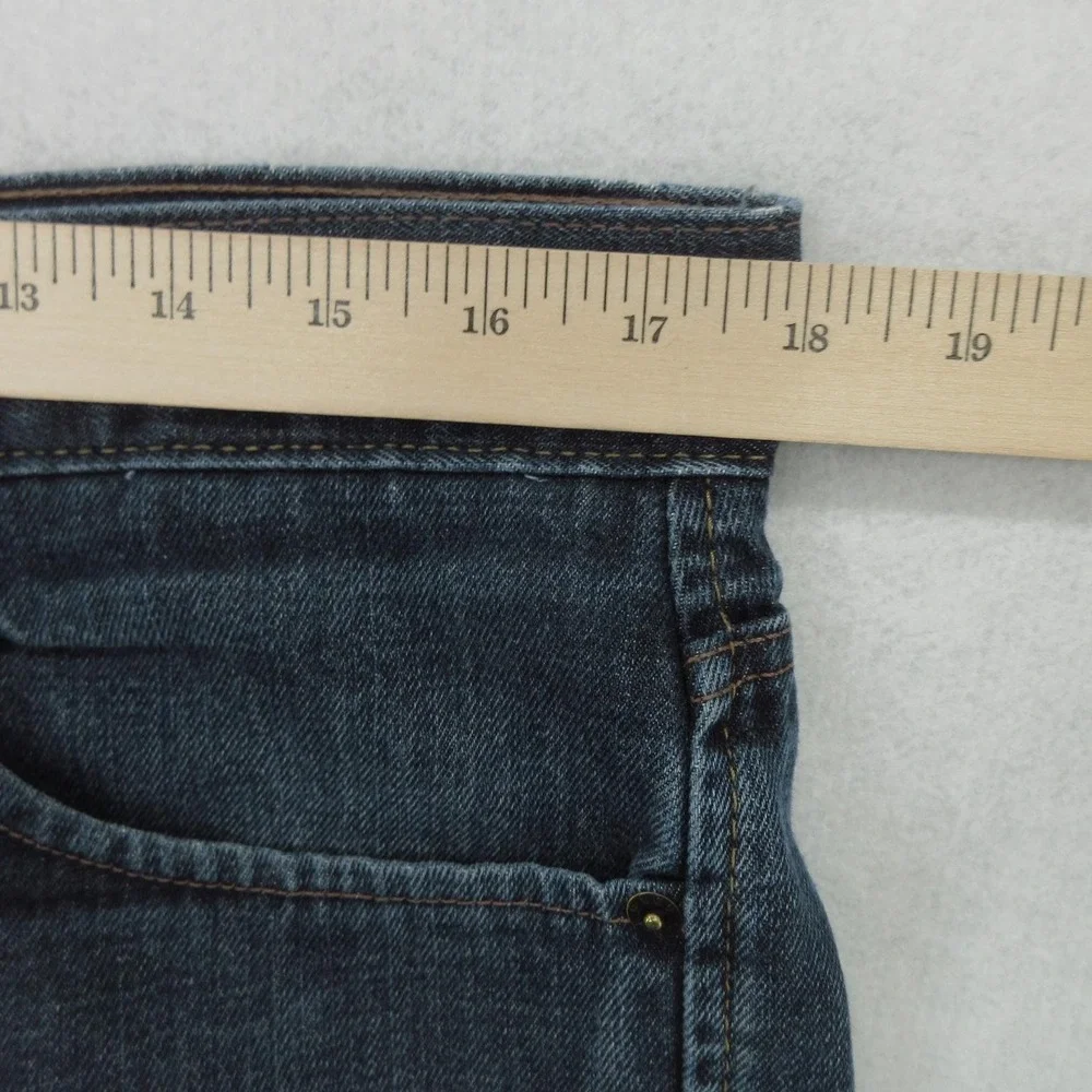 Levis 511 Jeans Mens 36x30 Blue Medium Wash Skinny Fit Denim Cotton Casual Pants